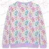 carebears-purple-cardigan-bk.jpg Care Bears Pattern Knit Cardigan-S to 7XL-Pastel Purple