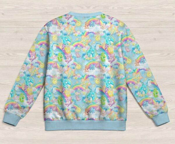 carebears-sweatshirt-bk.jpg Care Bears Pattern Unisex Sweatshirt-XS to 6XL