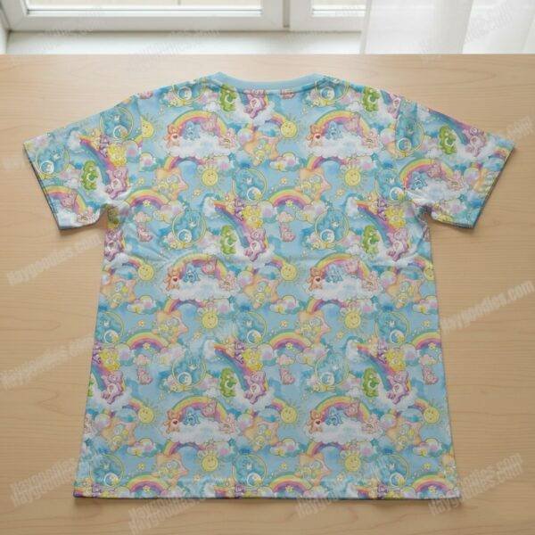 carebears-tee-bk.jpg Care Bears Pattern T-Shirt-XS to 7XL