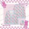 carebearsblue3.jpg Care Bears Pattern Knit Cardigan-S to 7XL-Pastel Blue