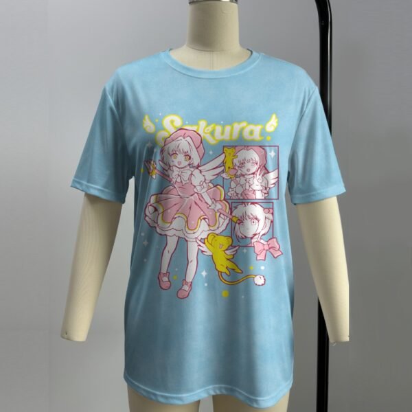 Cardcaptor Sakura t-shirt magical girl graphic Sakura Kero-chan unisex tee