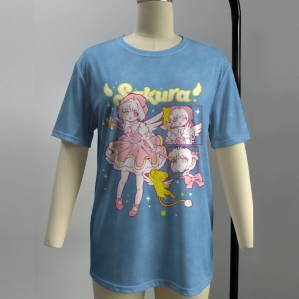 Cardcaptor Sakura t-shirt magical girl graphic Sakura Kero-chan unisex tee
