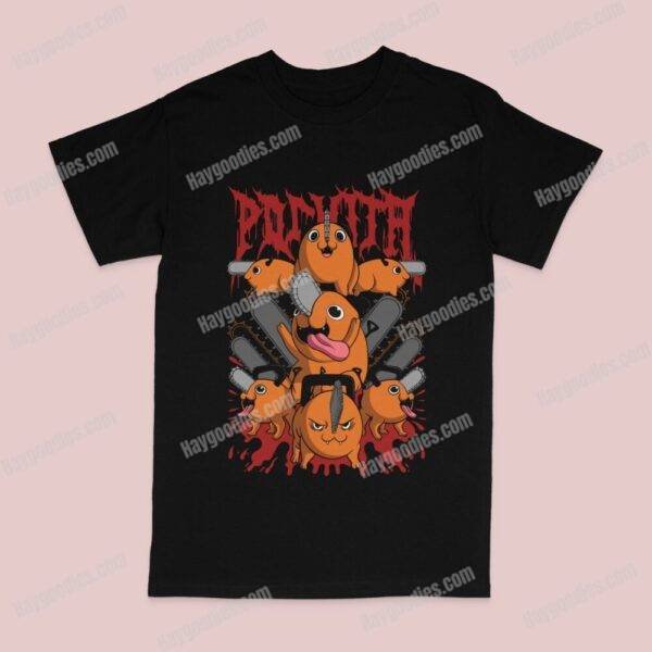 cm3.jpg Pochita Chainsaw Man Anime Unisex T-Shirts-S to 5XL-Various Design