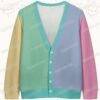 Colour Block Classic Knitted Cardigan – Cozy, Stylish & Size-Inclusive S–7XL