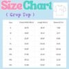 crop top size chart