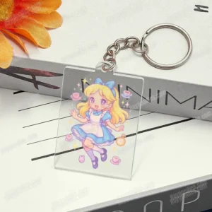 Custom Acrylic Rectangle Keychain | Personalised Keyring