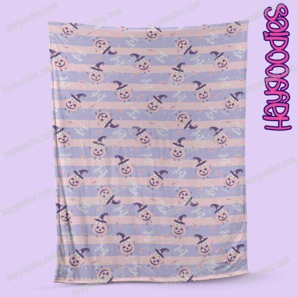 cutehalloween.jpg Halloween Cuties Pattern Soft Fleece Blanket-Various Sizes and Designs