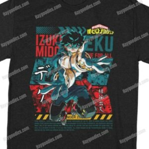 My Hero Academia/Boku No Hero Academia Unisex Black T-Shirts-Kids and Adult Sizes to 5XL-Various Designs