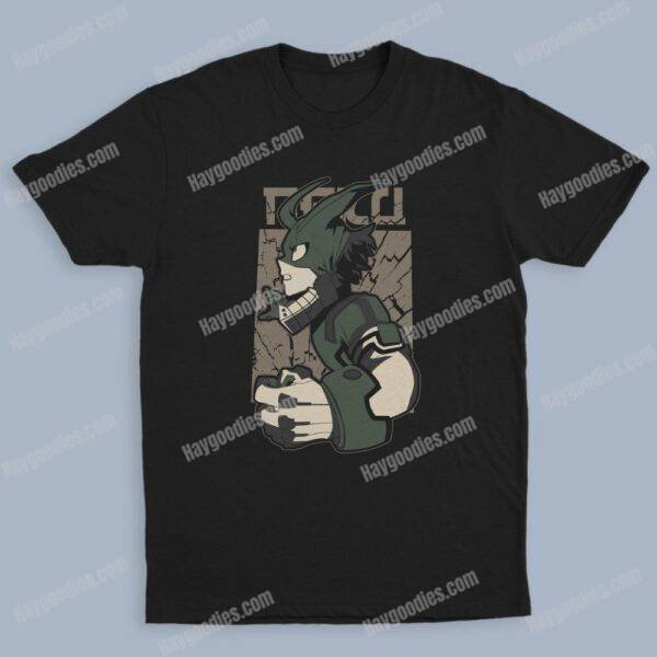 deku4-1.jpg Midoriya Izuku Unisex Black T-Shirts-Kids and Adult Sizes to 5XL-Various Designs