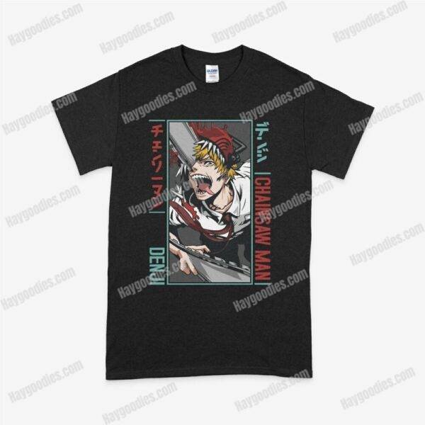 denji5.jpeg Denji Chainsaw Man Anime Unisex T-Shirts-S to 5XL-Various Designs