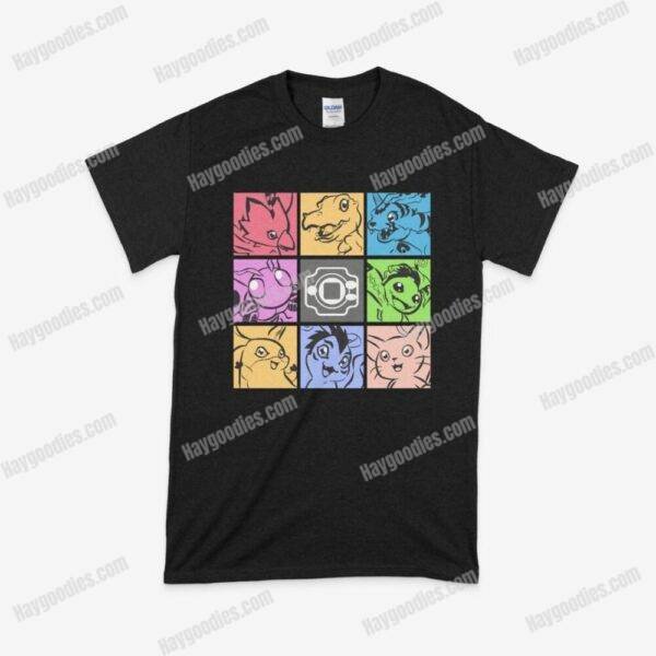 Digimon Anime Unisex T-Shirts-Kids to Adult Sizes Up to 5XL