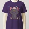 Sailor Moon Luna t-shirt kawaii Luna Artemis-dark purple Sailor Moon Luna t-shirt kawaii Luna Artemis