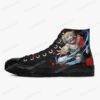 Custom Made Toga Himiko Unisex High Top Canvas Shoes – Black – Men and Women Sizes