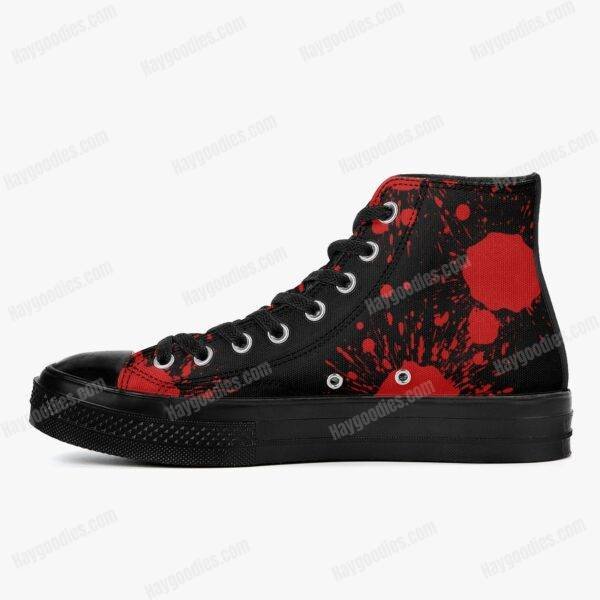 Custom Made Toga Himiko Unisex High Top Canvas Shoes – Black – Men and Women Sizes