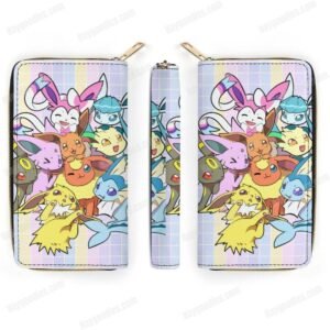 Kawaii Eevee Evolution PU Zipper Purse