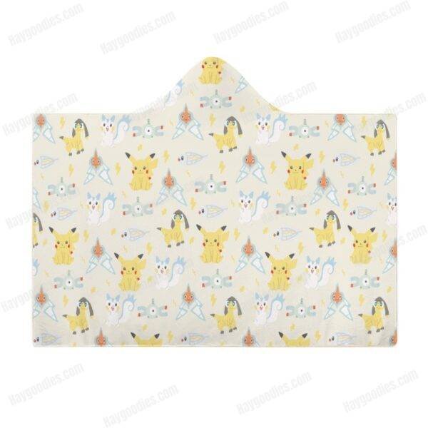 electric1.jpeg Pokemon Types Cloak Hooded Blanket – Various Designs | 3 Sizes
