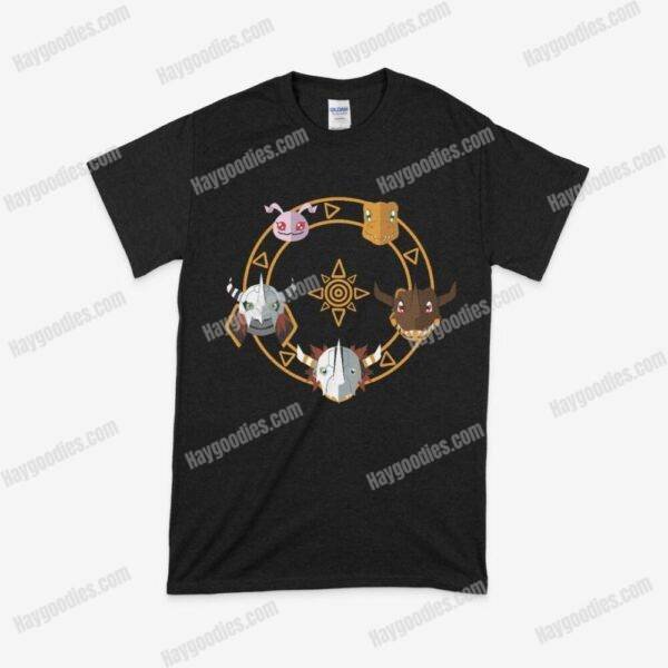 Digimon Anime Unisex T-Shirts-Kids to Adult Sizes Up to 5XL