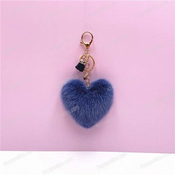 f050a34a8f770e4a4108d73d6a605635.jpg Plush Fur Heart Shaped Keychain – Various Colours
