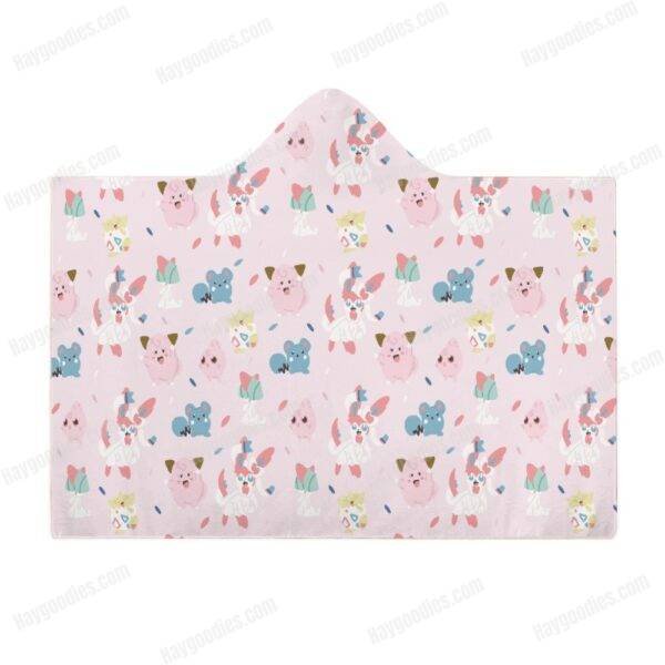 fairy1.jpeg Pokemon Types Cloak Hooded Blanket – Various Designs | 3 Sizes