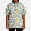 fmodel-garfield.jpg Garfield Pattern T-Shirt-XS to 7XL