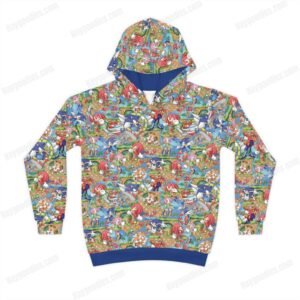 Sonic Characters Kids Hoodie