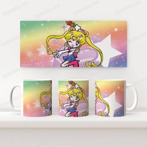 Sailor Moon Characters Ceramic Mug – 11oz / 300ml-Various Designs