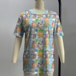 Garfield t-shirt all-over pattern unisex tee Garfield Odie Jon Arlene