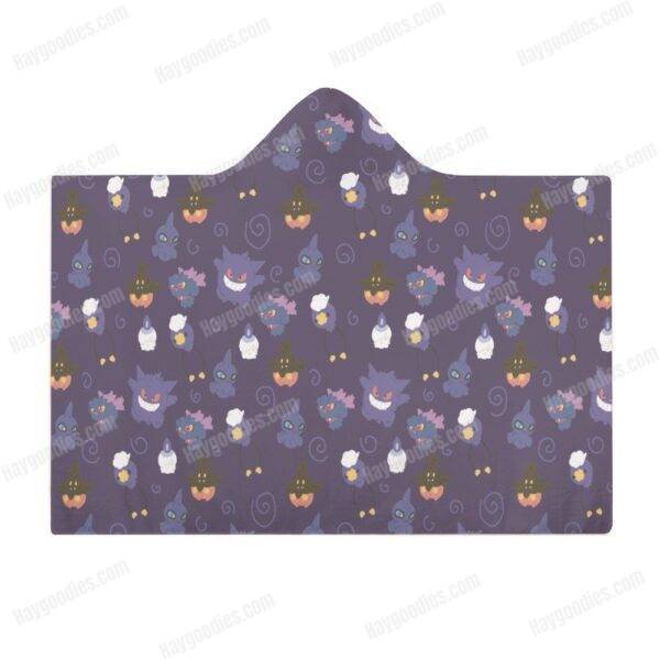 ghost1.jpeg Pokemon Types Cloak Hooded Blanket – Various Designs | 3 Sizes