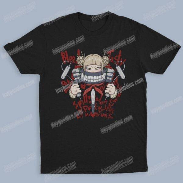 himiko-1-1.jpg Himiko Toga Unisex Black T-Shirts-Kids and Adult Sizes to 5XL-Various Designs