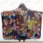 Sailor Moon cloak hooded blanket arctic velvet various designs