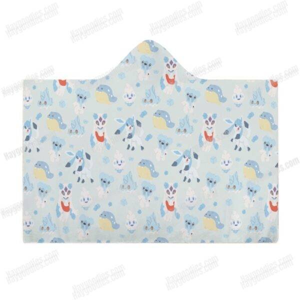 ice1.jpeg Pokemon Types Cloak Hooded Blanket – Various Designs | 3 Sizes