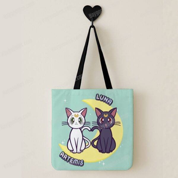 Luna & Artemis Shopping Tote Bag – Lightweight, Multiple Colours