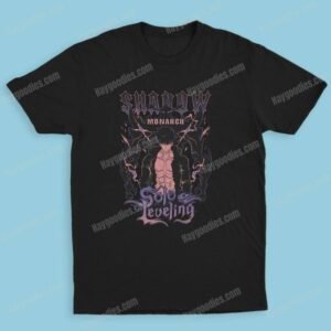 Solo Levelling Unisex Black T-Shirts Adult Sizes to 5XL