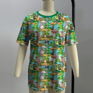 Jungle Book t-shirt all-over pattern unisex tee