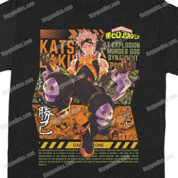 My Hero Academia/Boku No Hero Academia Unisex Black T-Shirts-Kids and Adult Sizes to 5XL-Various Designs