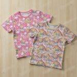 Rainbow Brite pattern kids t-shirt various designs pink white