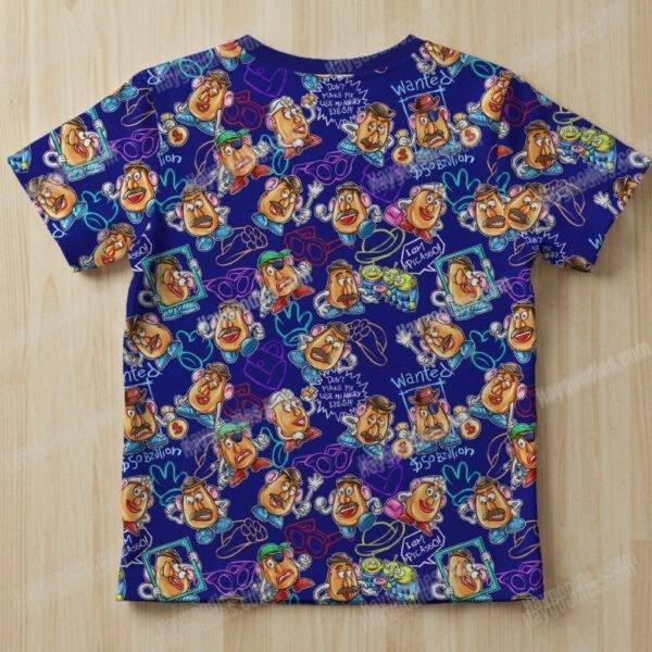 Mr Potato Head Pattern Kids Unisex T-Shirt