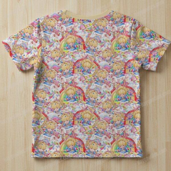 Rainbow Brite Pattern Kids Unisex T-Shirt