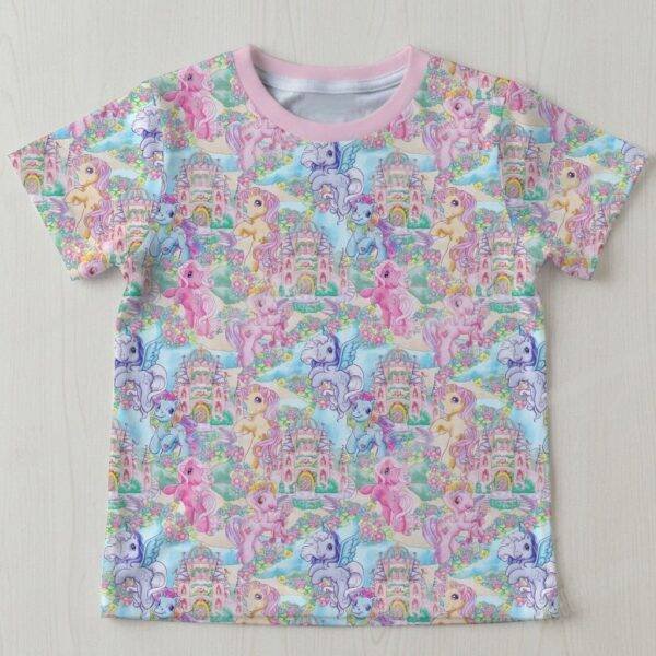 My Little Pony Pattern Kids Unisex T-Shirt