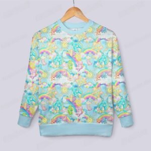 Care Bears kids sweater all-over print loose fit
