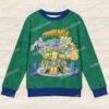 Retro Ninja Turtles kids sweater comfortable loose fit