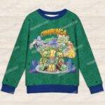 Retro Ninja Turtles kids sweater comfortable loose fit