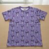 Kuromi t-shirt kawaii Sanrio all-over pattern purple