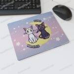 Luna and Artemis mousepad Sailor Moon anime non-slip desk mat