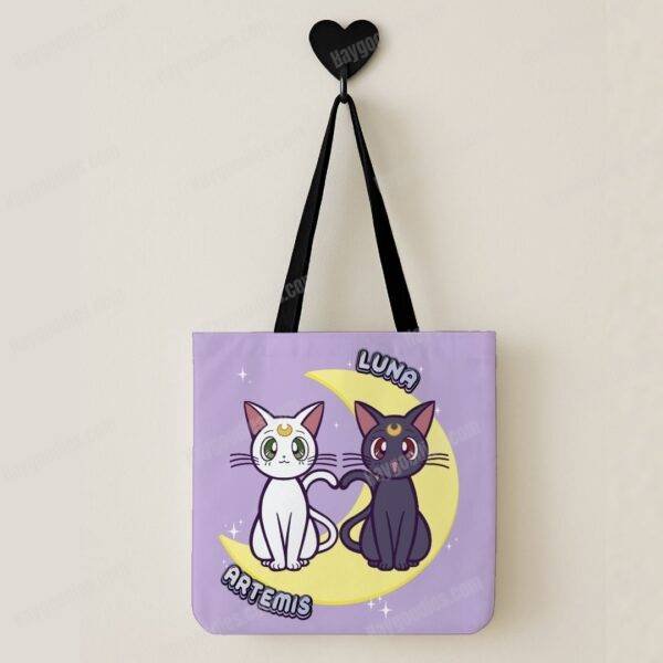 Luna & Artemis Shopping Tote Bag – Lightweight, Multiple Colours