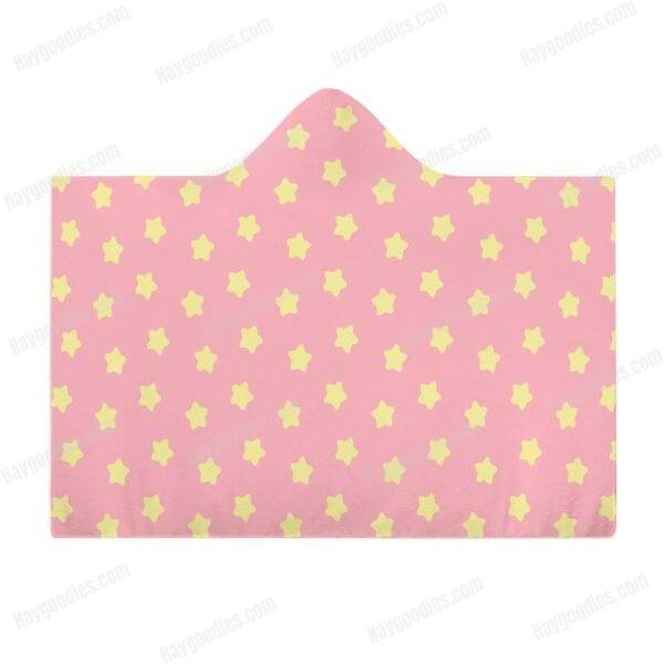 pinkstars.jpeg Cute Stars Cloak Hooded Blanket – Various Designs | 3 Sizes