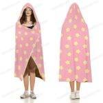 Cute stars cloak hooded blanket arctic velvet various designs