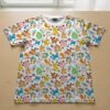 Pokemon t-shirt cute kawaii chibi all-over pattern white background