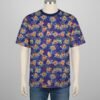 Mr Potato Head t-shirt all-over pattern navy background unisex tee
