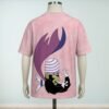 ppg-pink-bk Powerpuff Girls t-shirt all-over pattern Blossom Bubbles Buttercup Mojo Jojo pink